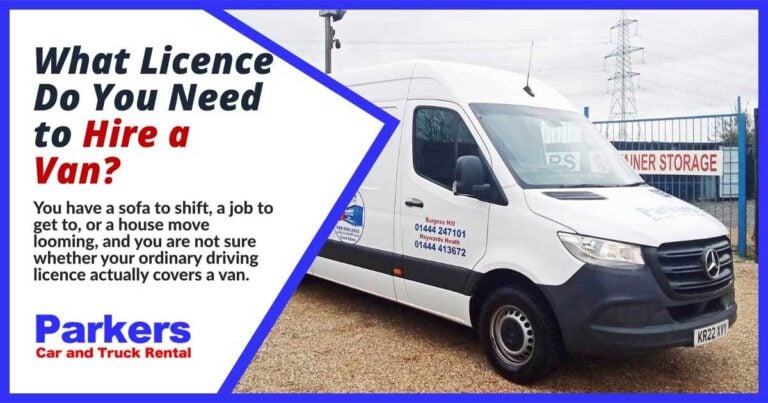 What Licence Do You Need To Hire A Van